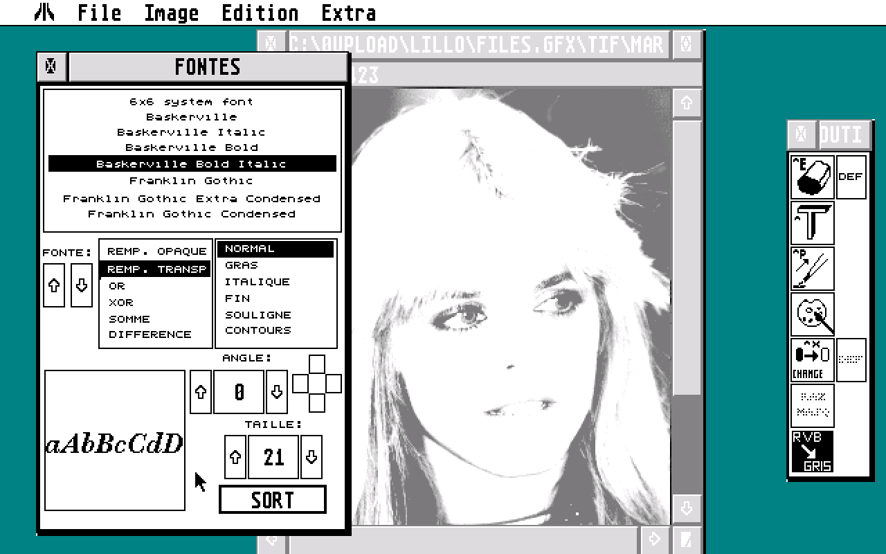 Contraste atari screenshot